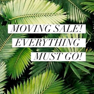 Moving by the end of the month everything must go!!